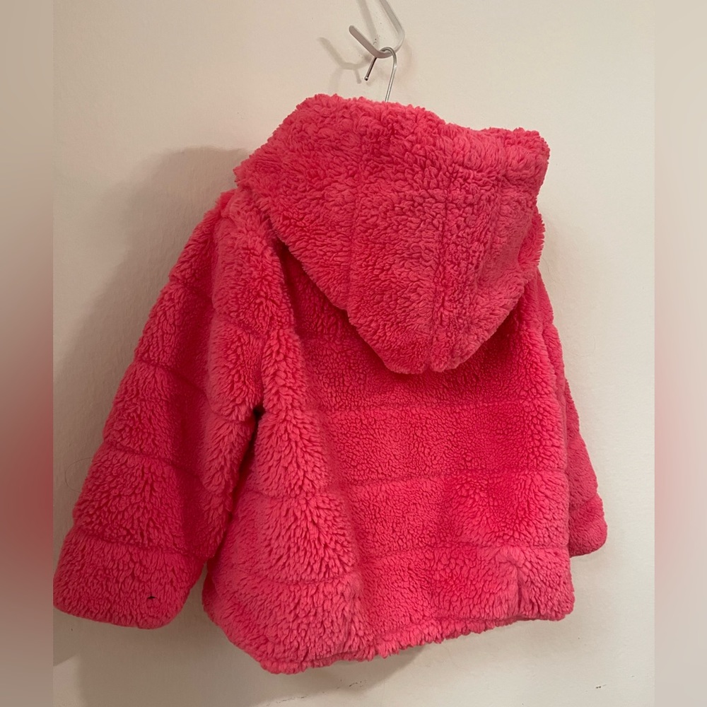 Apparis Girl's Faux Fur Coat, Pink